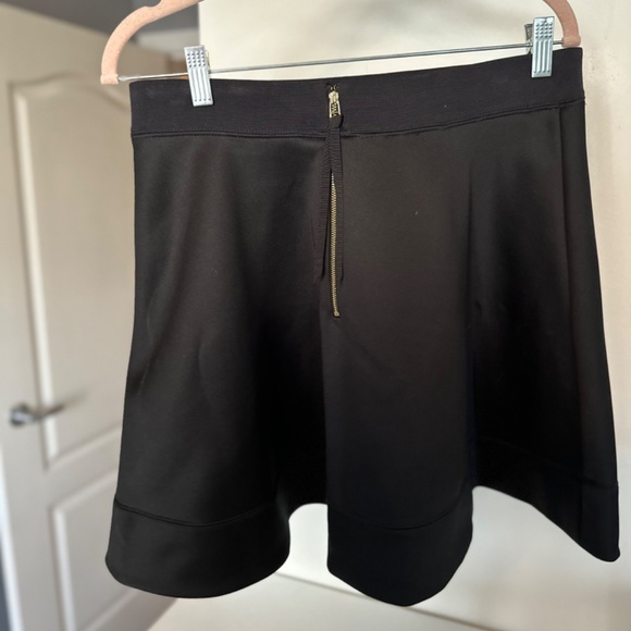 Kate Spade Black Circle Skirt Size L Gold Details - Picture 2 of 3